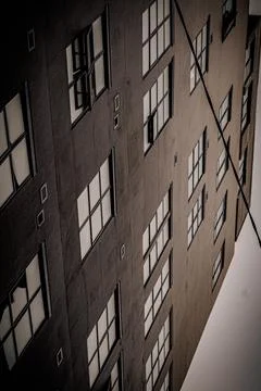Low-Angle View of a Modern Building Stock Photos