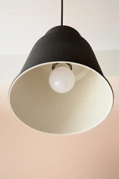 Low angle view modern lamp Stock Photos