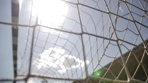 Low angle view of net Stock Footage 249084241