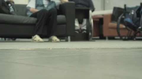 Low Angle View oof Wheelchair Stock Footage 112724133