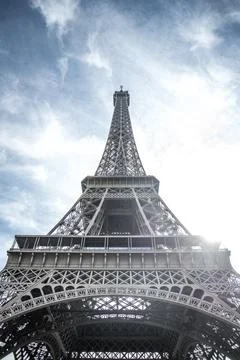 Low Angle View Photography of Eiffel Tower in France, Paris Stock Photos