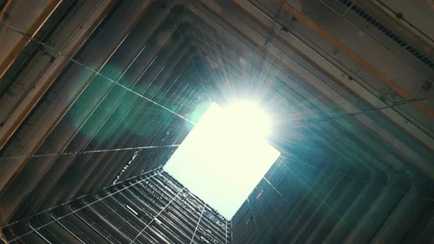 Low angle view of residential building condominium or apartment. Stock Footage 108437147