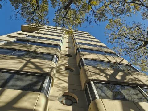 Low angle view of a residential building in Mexico City, Mexico Fotos de archivo