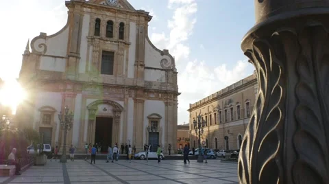 Low Angle View Of Sicily place Stock Footage 62899390