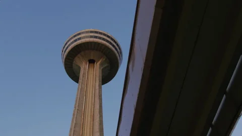 Low angle view of the Skylon Tower Stock Footage 218240409