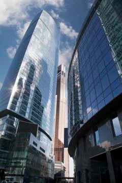 Low angle view of  skyscrapers Foto stock