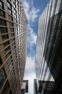 Low angle view of  skyscrapers 스톡 사진