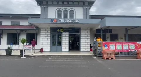 Low angle view of station Stock Footage 238625086