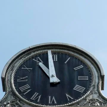 Low angle view of a street clock in Central Park 스톡 사진