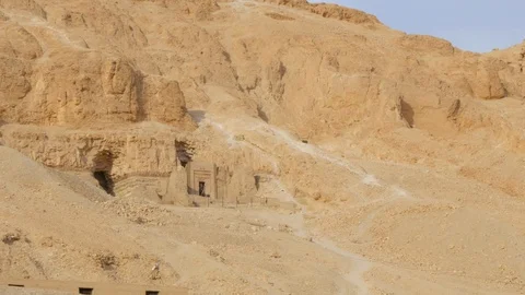 Low Angle View of the Tomb Against the Sky Stock Footage 128270376