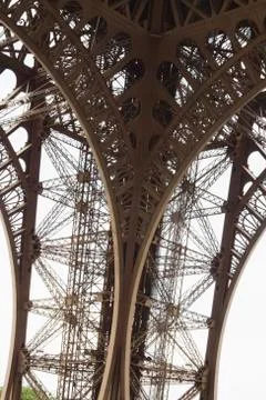 Low angle view of a tower, Eiffel Tower, Paris, France Stock Photos