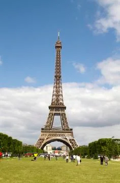 Low angle view of a tower, Eiffel Tower, Paris, France 스톡 사진
