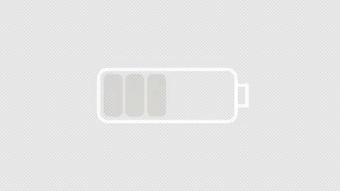 Low Battery Blinking Stock Footage 169018016