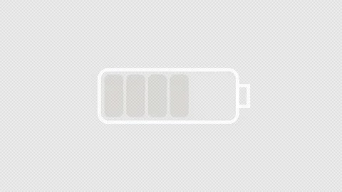 Low Battery Blinking Stock Footage 169018017