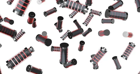 Low Battery falling slow motion - red Stockbeeldmateriaal 236390426