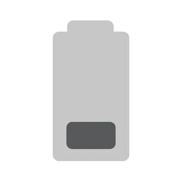 Low battery icon. Vector Eps 10 Stock Illustration