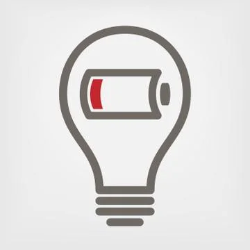 Low battery Stockillustratie