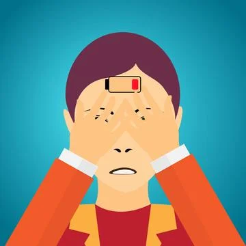Low battery Stock Illustration