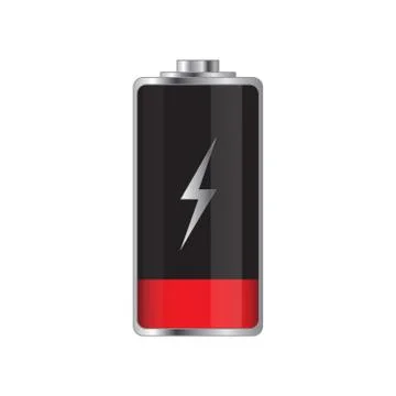 Low battery illustration Stock Illustration