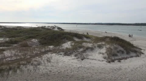 Low Beach Aerial Stock Footage 12732783