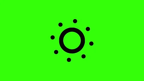 Low brightness icon background animated, logo symbol, social media, green screen Stock Footage 244150476