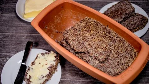 Low carb bread Foto stock