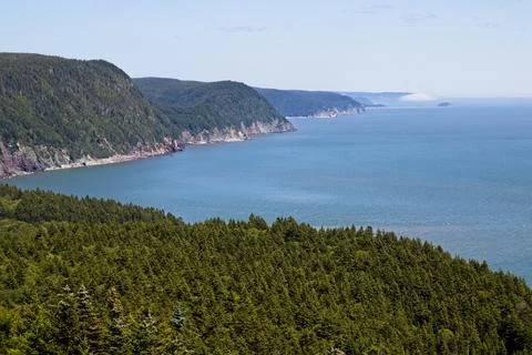 Low cloud on the horizon. Stock Photos