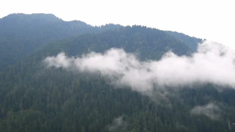Low cloud on the mountain Stock-Footage 130667429