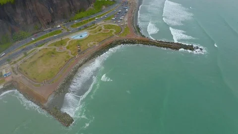 Low clouds covering buildings Stock-Footage 116625452