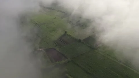 Low clouds epic H.265 Stock Footage 230623010