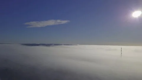 Low clouds Stock Footage 97609459