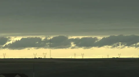 Low Clouds in the Morning Video stock 54744166