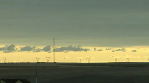 Low Clouds in the Morning Stock Footage 54744215