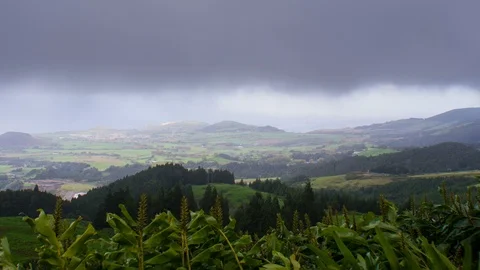 Low Clouds over the Azores Stock-Footage 103695106