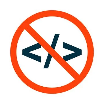 Low coding developing application background vector design icon. Low code banner Stock Illustration