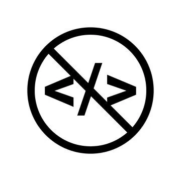 Low coding developing application background vector design icon. Low code banner Stock Illustration