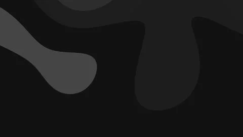 Low contrast abstract composition featuring dark shapes and curves across a b Illustrazione stock