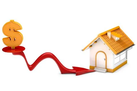 Low cost home Stock Illustration