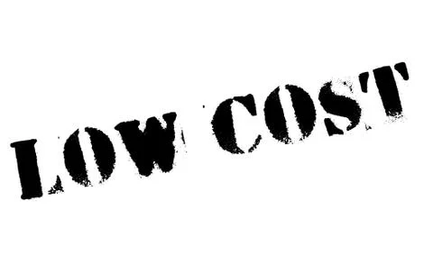 Low Cost rubber stamp Illustrazione stock