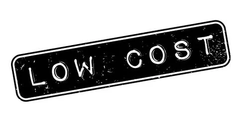 Low Cost rubber stamp Illustrazione stock