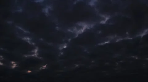 Low dark cloudiness Stock Footage