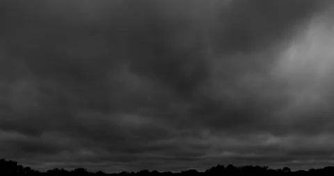 Low, Dark Clouds (2160p 23.976) Stock Footage 166240091