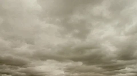 Low dark clouds timelapse Stock Footage 41860900
