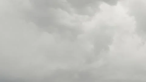 Low Dark Rain Clouds Wide Storm Sky Видео 344883545