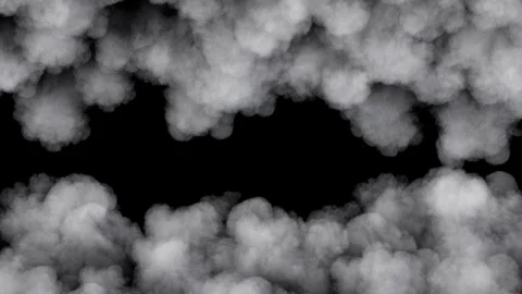 Low density smoke spreading, wiping frame vertically. Stock Footage 93464112