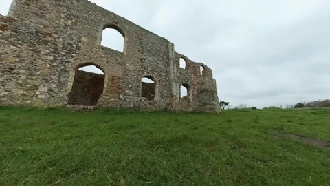 Low down view of ancient ruins Video stock 237080745