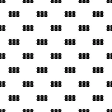 Low fence pattern seamless Illustrazione stock