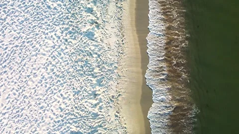Low flight over beach Stock Footage 248646620