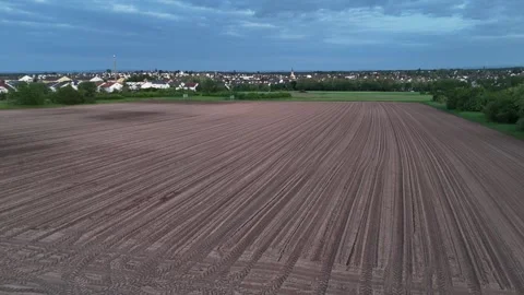 Low flight over a field Video stock 285928784