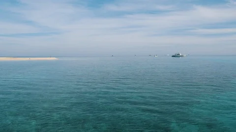 Low flight over the sea Stock Footage 86359647